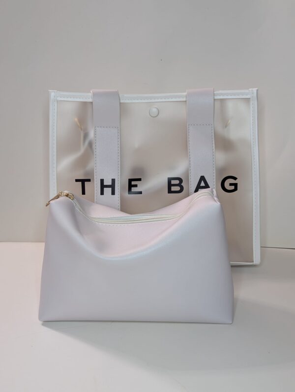 The Bag clear- Elegant plastic messenger bag - Image 2