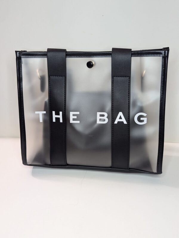 The Bag clear- Elegant plastic messenger bag