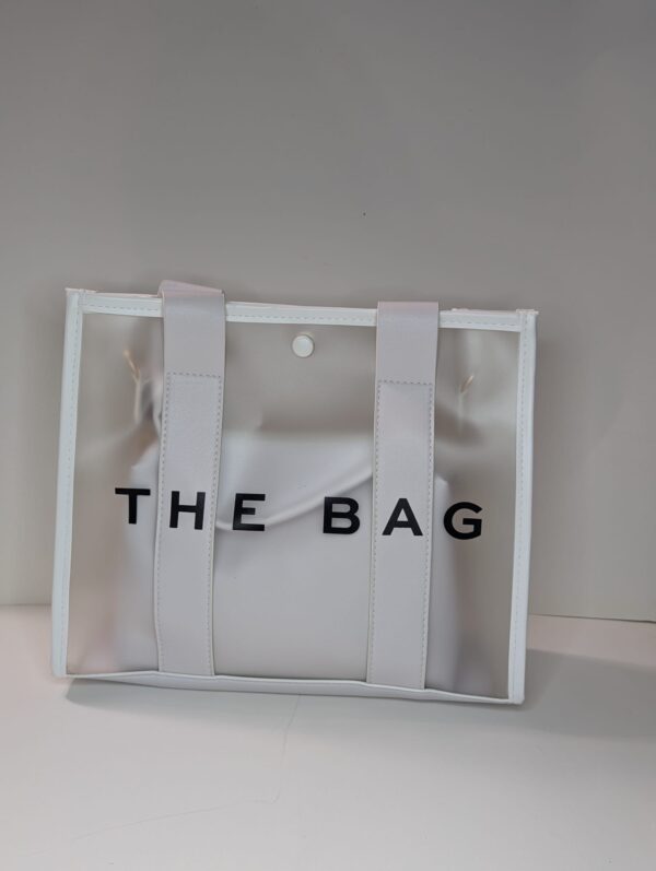 The Bag clear- Elegant plastic messenger bag - Image 3